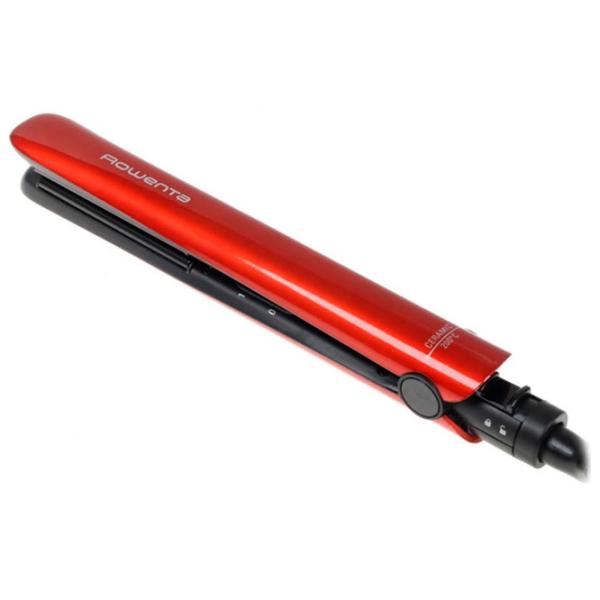 Placă de îndreptat părul Rowenta SF1516 15 W/ Black Red photo 2 Placă de îndreptat părul Rowenta SF1516 15 W/ Black Red photo 2