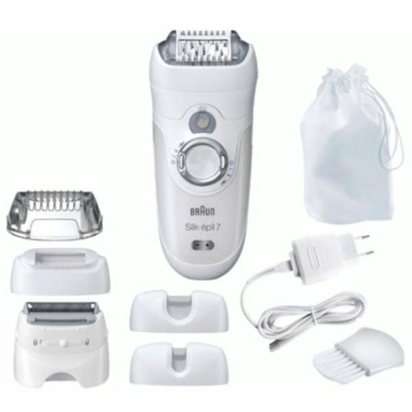 Эпилятор Braun SE7561WD Сухая/ Влажная/ Серый Белый photo 3