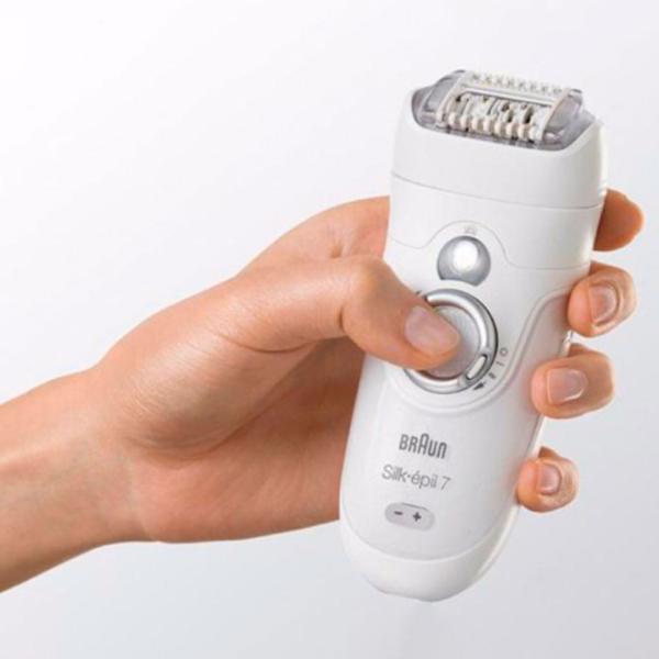 Эпилятор Braun SE7561WD Сухая/ Влажная/ Серый Белый photo 5