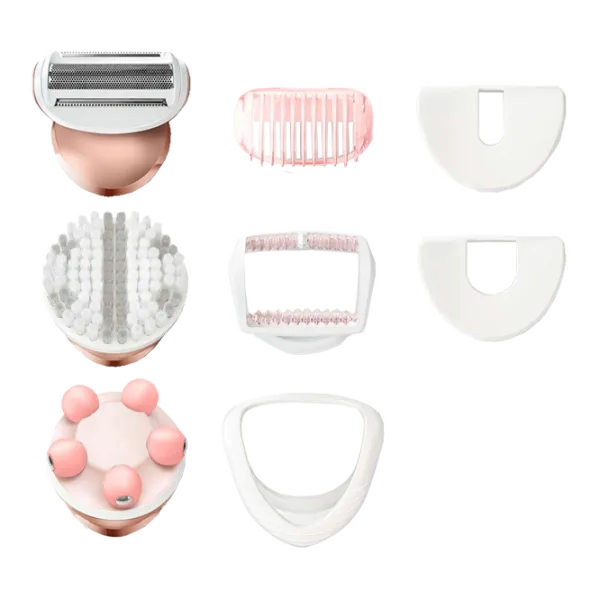 Эпилятор Philips BRE650/00  Сухая/Влажная/ Дисковой/ Pink Белый photo 2