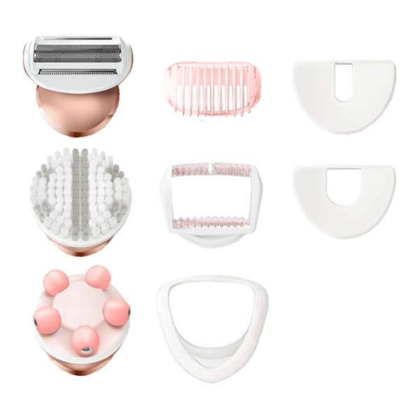 Эпилятор Philips BRE650/00  Сухая/Влажная/ Дисковой/ Pink Белый photo 2