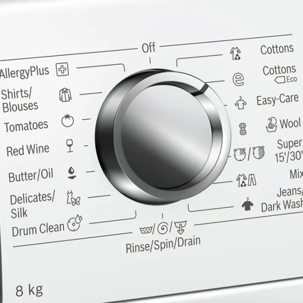Стиральная машина Bosch WAN28290BY 8 кг / 1400 об/мин / Белый photo 4 Стиральная машина Bosch WAN28290BY 8 кг / 1400 об/мин / Белый photo 4