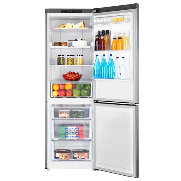 Frigider Samsung RB31HSR2DSA/EF cu congelator jos 306 l / 185 cm / Silver photo 5
