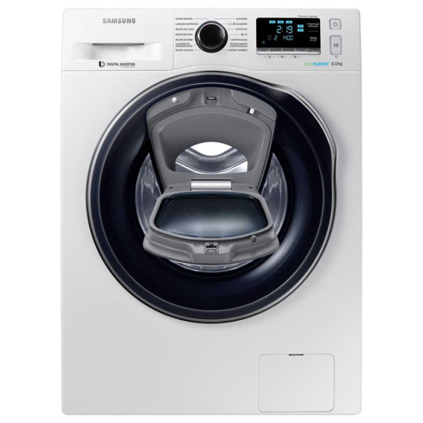 Mașină de spălat Samsung WW80K6414QW/LE 8 kg / 1400 rpm / White photo 2