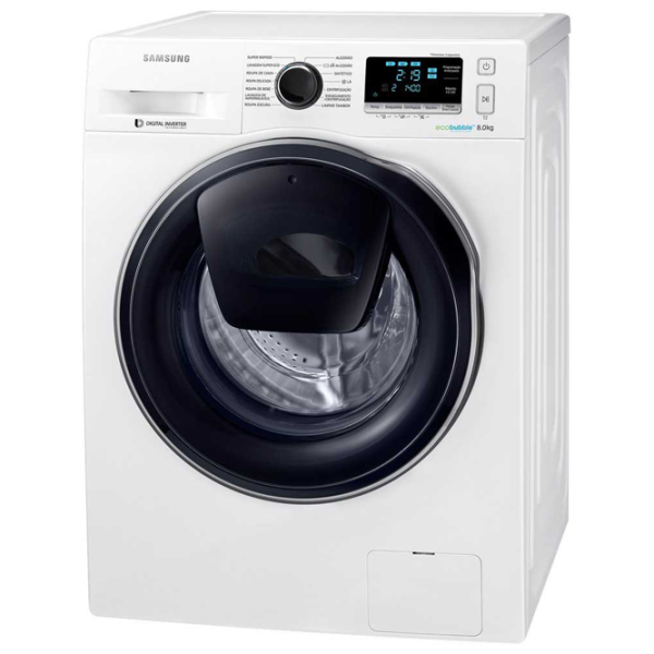 Mașină de spălat Samsung WW80K6414QW/LE 8 kg / 1400 rpm / White photo 3