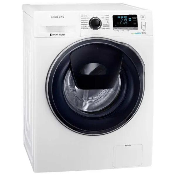 Mașină de spălat Samsung WW80K6414QW/LE 8 kg / 1400 rpm / White photo 4