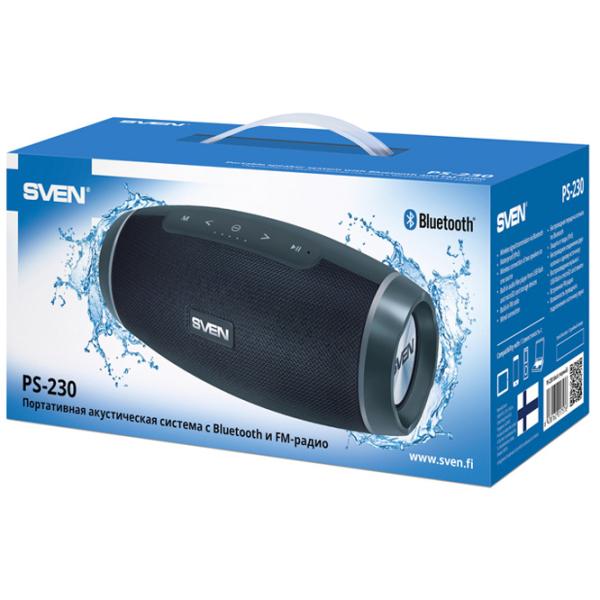 Boxă portabilă Sven PS-230 2 x 6 W/ Black photo 6 Boxă portabilă Sven PS-230 2 x 6 W/ Black photo 6