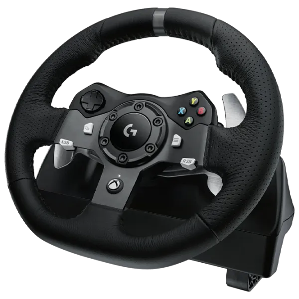 Руль Logitech G920, Xbox Series X|S Xbox One and PC Проводная/ 14 buttons/ Черный photo 2