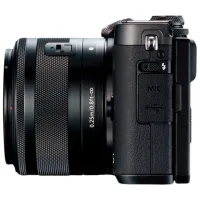 Cameră foto Canon EOS M6 EF-M 15-45 STM KIT Kit CMOS/ Black photo 2