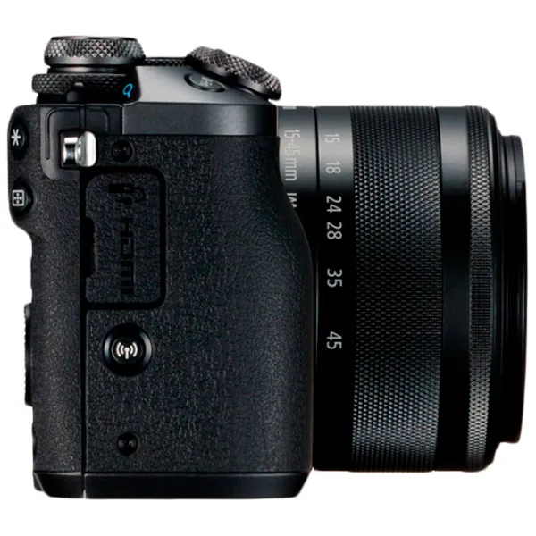 Cameră foto Canon EOS M6 EF-M 15-45 STM KIT Kit CMOS/ Black photo 3 Cameră foto Canon EOS M6 EF-M 15-45 STM KIT Kit CMOS/ Black photo 3