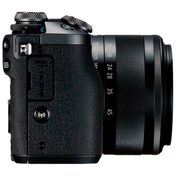 Cameră foto Canon EOS M6 EF-M 15-45 STM KIT Kit CMOS/ Black photo 3 Cameră foto Canon EOS M6 EF-M 15-45 STM KIT Kit CMOS/ Black photo 3