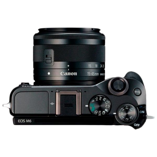 Cameră foto Canon EOS M6 EF-M 15-45 STM KIT Kit CMOS/ Black photo 4 Cameră foto Canon EOS M6 EF-M 15-45 STM KIT Kit CMOS/ Black photo 4