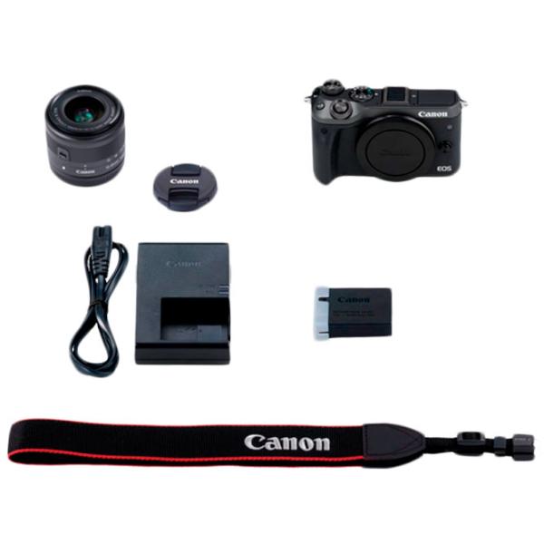 Cameră foto Canon EOS M6 EF-M 15-45 STM KIT Kit CMOS/ Black photo 5 Cameră foto Canon EOS M6 EF-M 15-45 STM KIT Kit CMOS/ Black photo 5