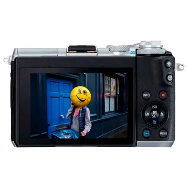 Фотоаппарат Canon EOS M6 EF-M 15-45 STM KIT Kit CMOS/ Серебристый photo 4 Фотоаппарат Canon EOS M6 EF-M 15-45 STM KIT Kit CMOS/ Серебристый photo 4