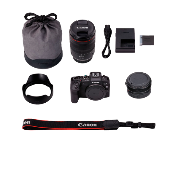 Фотоаппарат Canon EOS R + RF 24-105mm F4L IS USM + EF-EOS R M-Adapter KIT CMOS/ Черный photo 6