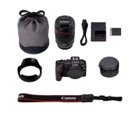 Cameră foto Canon EOS R + RF 24-105mm F4L IS USM + EF-EOS R M-Adapter KIT CMOS/ Black photo 6