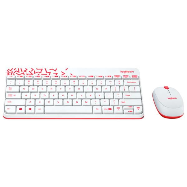 Tastatură Logitech Desktop MK240 Fără fir/ White photo 2