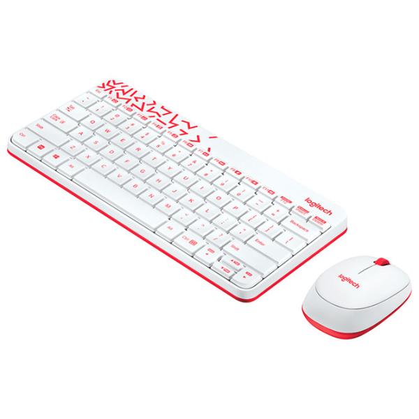 Tastatură Logitech Desktop MK240 Fără fir/ White photo 4