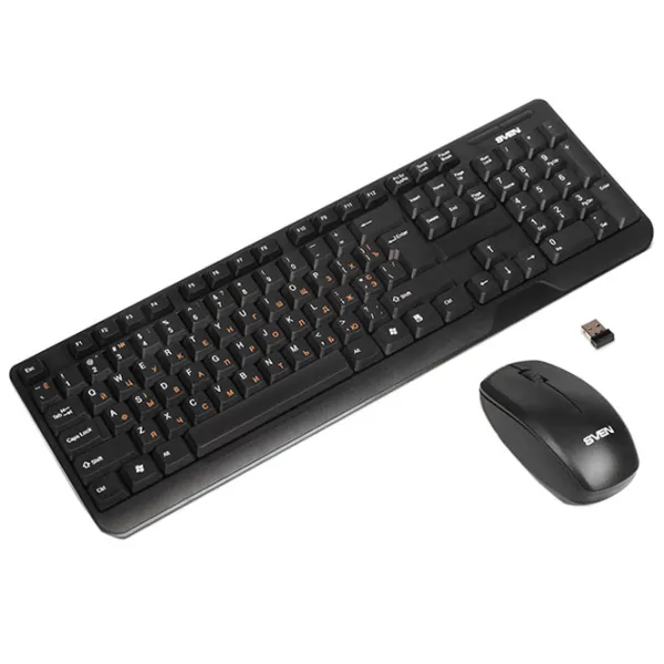 Tastatură Sven Comfort 3300 Fără fir/ Black photo 3