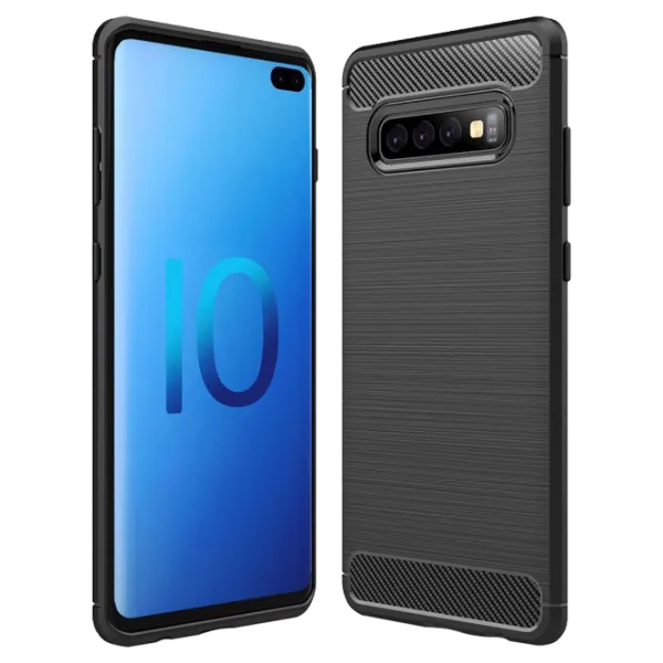 Husă pentru smartphone Samsung Galaxy S10+ Cover X/ Back/ TPU/ Black photo 2
