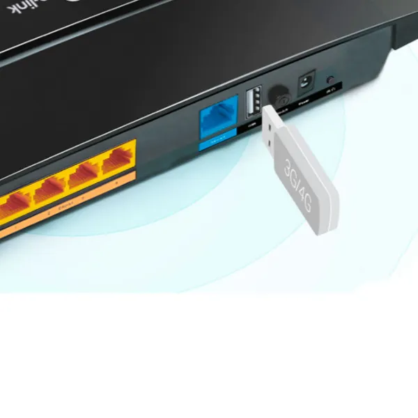 Wi-Fi Router TP-Link TL-MR3620 450 Mbit/ s/ 867 Mbit/ s/ Black photo 4 Wi-Fi Router TP-Link TL-MR3620 450 Mbit/ s/ 867 Mbit/ s/ Black photo 4