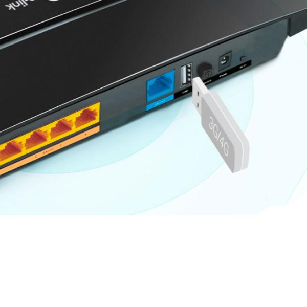 Wi-Fi Router TP-Link TL-MR3620 450 Mbit/ s/ 867 Mbit/ s/ Black photo 4 Wi-Fi Router TP-Link TL-MR3620 450 Mbit/ s/ 867 Mbit/ s/ Black photo 4