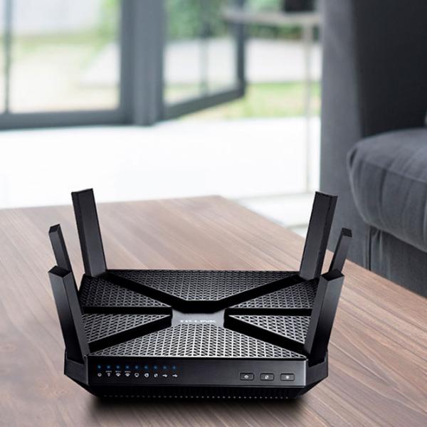 Wi-Fi Router TP-Link Archer C3200 600 Mbit/ s/ 1300 Mbit/ s/ Black photo 10 Wi-Fi Router TP-Link Archer C3200 600 Mbit/ s/ 1300 Mbit/ s/ Black photo 10