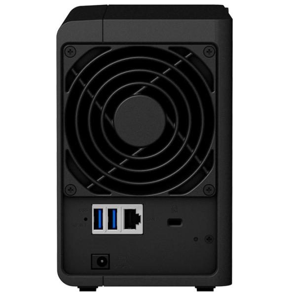Сетевое хранилище Synology DS218 Черный photo 5