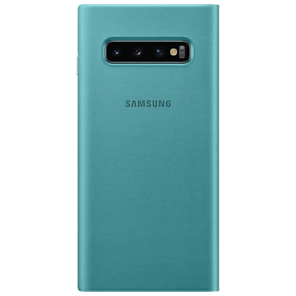 Чехол для смартфона Samsung Galaxy S10 Samsung/ LED Flip Wallet/ PU/ Зелёный photo 2