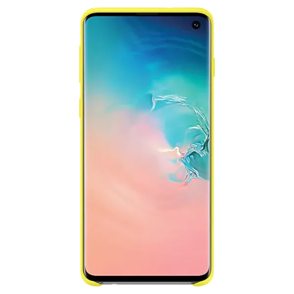 Чехол для смартфона Samsung Galaxy S10 Samsung/ Back/ TPU/ Желтый photo 3