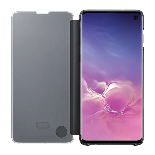 Чехол для смартфона Samsung Galaxy S10 Samsung/ Flip Cover View/ PU/ Черный photo 3