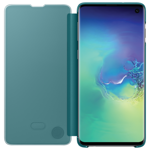 Чехол для смартфона Samsung Galaxy S10 Samsung/ Flip Cover View/ PU/ Зелёный photo 3