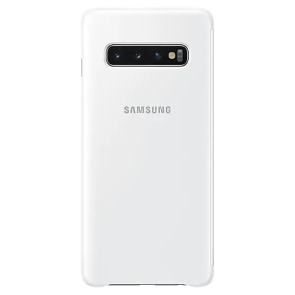 Чехол для смартфона Samsung Galaxy S10 Samsung/ Flip Cover View/ PU/ Белый photo 2