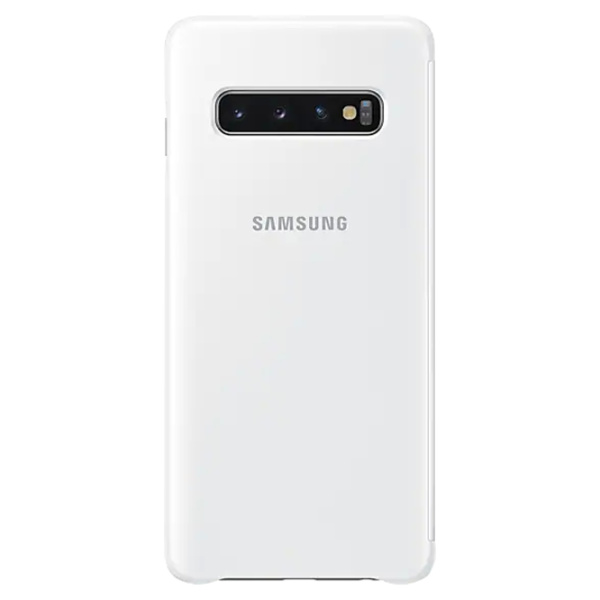 Чехол для смартфона Samsung Galaxy S10 Samsung/ Flip Cover View/ PU/ Белый photo 2