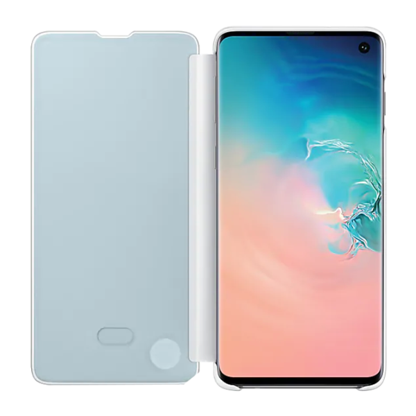 Чехол для смартфона Samsung Galaxy S10 Samsung/ Flip Cover View/ PU/ Белый photo 3