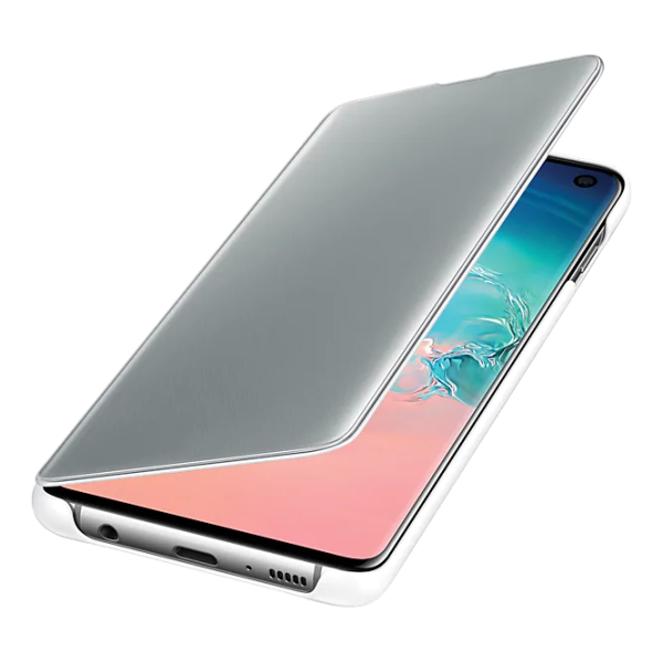 Чехол для смартфона Samsung Galaxy S10 Samsung/ Flip Cover View/ PU/ Белый photo 4