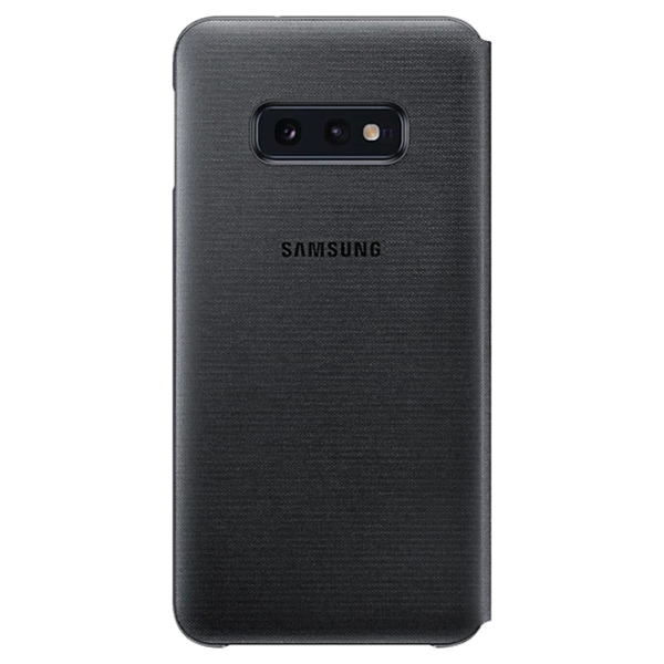 Husa Samsung Galaxy S10e Original LED Flip Wallet/ PU/ Black photo 2