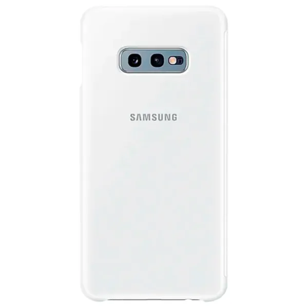 Чехол для смартфона Samsung Galaxy S10e Samsung/ Flip Cover View/ PU/ Белый photo 2