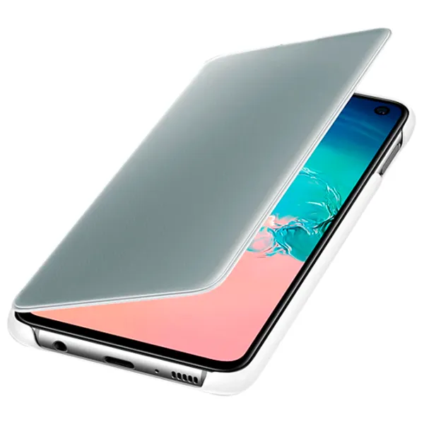 Чехол для смартфона Samsung Galaxy S10e Samsung/ Flip Cover View/ PU/ Белый photo 3