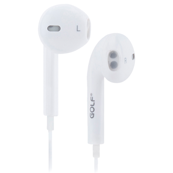 Наушники Golf M1 Control Earphone Белый Проводная/ Персональный photo 2