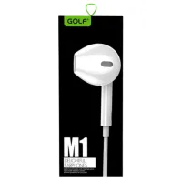 Наушники Golf M1 Control Earphone Белый Проводная/ Персональный photo 5