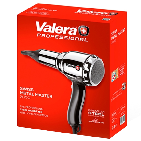 Uscător de păr Valera Swiss Metal Master (584.01/l) 2000 W / Gray photo 4