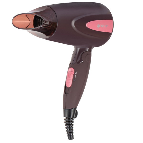 Uscător de păr Vitek VT-2261 1300 W / Brown photo 2