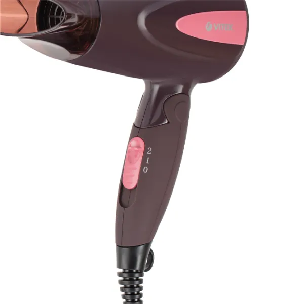 Uscător de păr Vitek VT-2261 1300 W / Brown photo 3