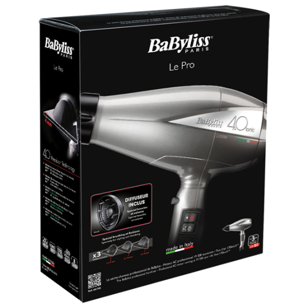 Uscător de păr Babyliss 6675E 2200 W / Silver photo 4 Uscător de păr Babyliss 6675E 2200 W / Silver photo 4