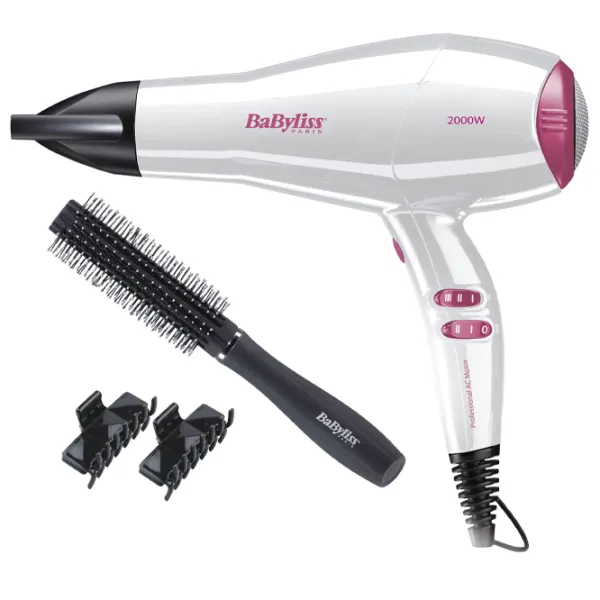 Uscător de păr Babyliss D414PE 2000 W / White photo 2