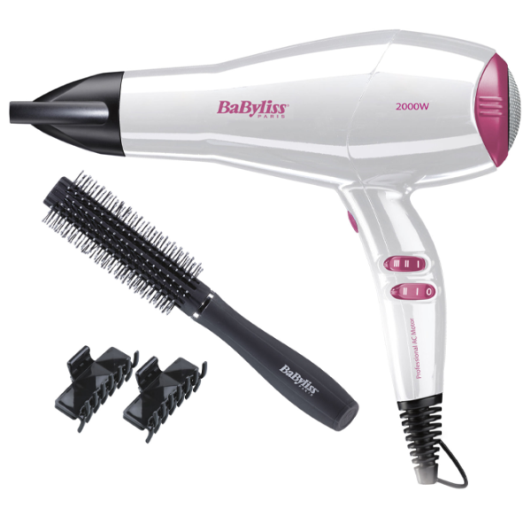 Uscător de păr Babyliss D414PE 2000 W / White photo 2
