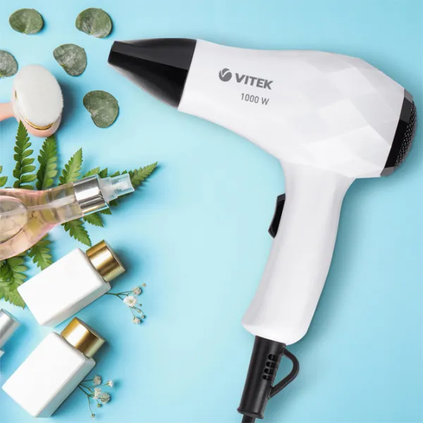 Uscător de păr Vitek VT-8223 1000 W / White photo 6