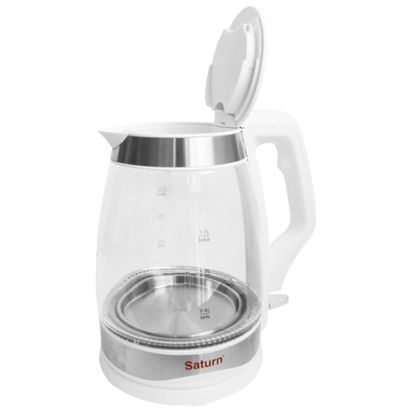 Ceainic electric Saturn ST-EK8428 1.7l / Ascuns / White photo 3