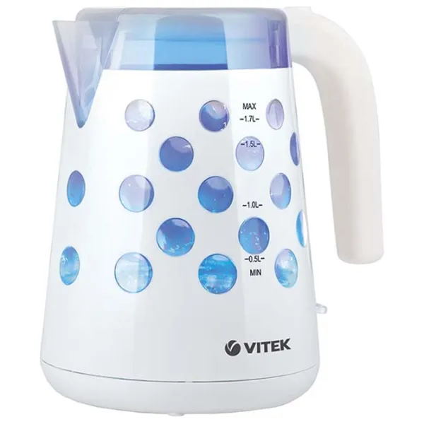 Ceainic electric Vitek VT-7048 1.7l / Ascuns / White photo 2